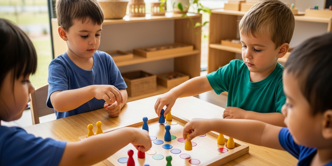 img_001_feature_image Preschool children develop strategic thinking skills through board games at Sunshine Coast early learning centre