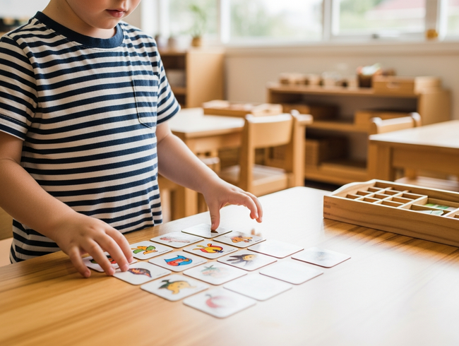 Preschooler demonstrates creative rule adaptation and cognitive flexibility through modified matching game