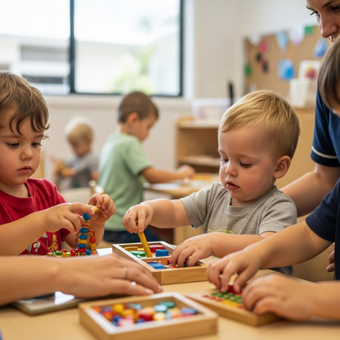Executive Function in Early Childhood: Why Authentic Play is Your Toddler's Superpower - children engaged in safe play-based early learning