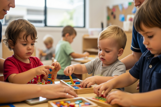 Executive Function in Early Childhood: Why Authentic Play is Your Toddler's Superpower - children engaged in safe play-based early learning