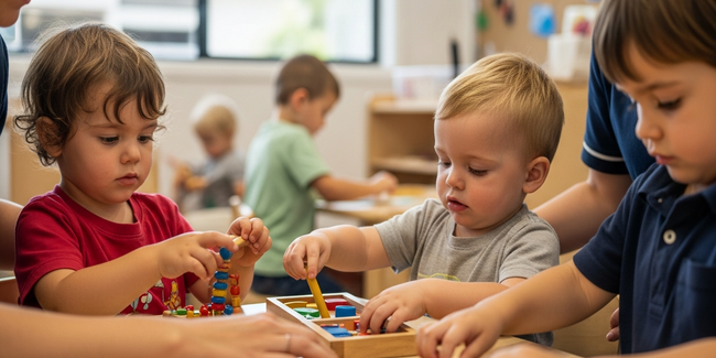 Executive Function in Early Childhood: Why Authentic Play is Your Toddler's Superpower - children engaged in safe play-based early learning